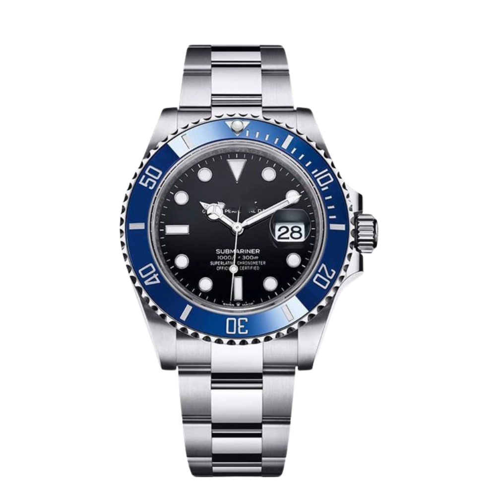 Submariner Silver Black Blue 126610LN