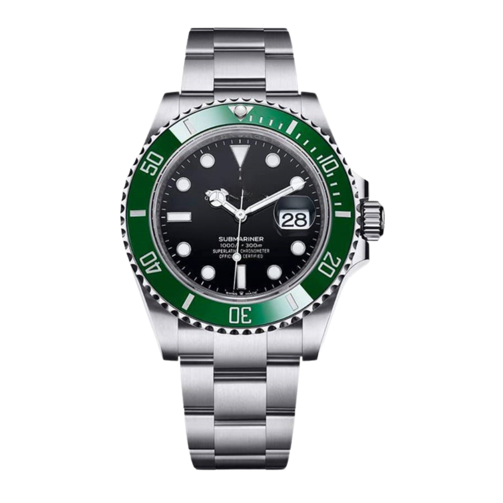 Submariner Silver Green Black 126610LN
